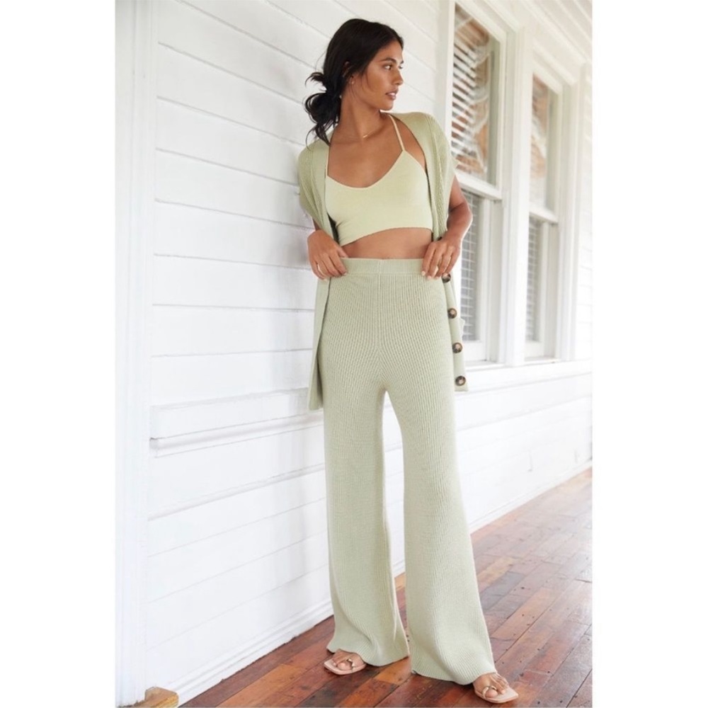 Anthropologie Daily Practice Ribbed Knit Set NWOT